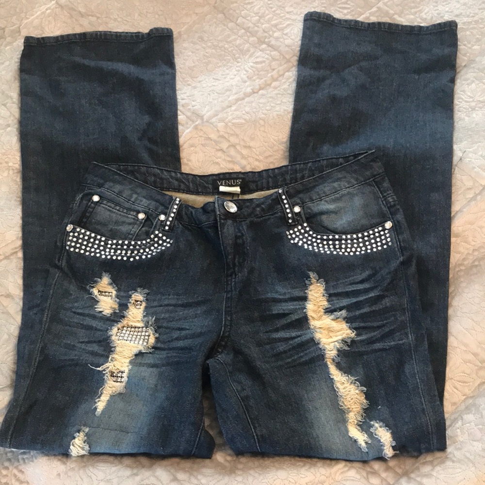 Venus Embellished Jeans size 10
